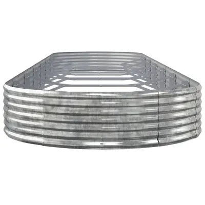 Obrázek produktu pro Zvýšené lůžko Pozinkovaná ocel 600x140x36 cm Stříbrná