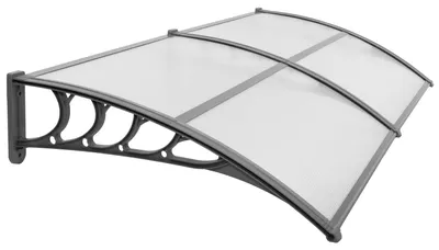 Produktbild von Springos® Türvordach Vordach über Haustür Balkon Regenschutz 200 x 95 x 26,5 cm