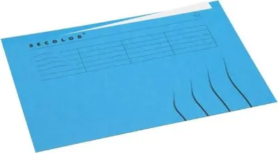 Image de Porte-documents Secolor avec onglet A4 bleu