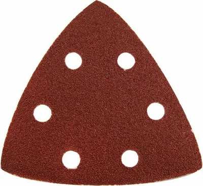 Image de Papier abrasif delta, paquet de 20, 93mm, P180, 6 trous, fixation : velcro