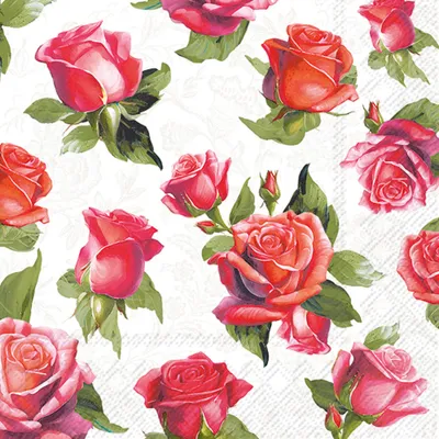 Produktbild von Serviette "Elegant Roses"