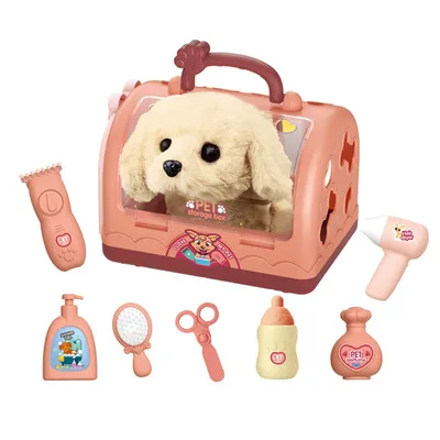 Produktbild von Lern- & Spielset für Kinder, Pflege, Füttern, Baden & Gassi gehen, lehrreich, perfektes Geschenk zu Geburtstag, Weihnachten oder Feiertagen