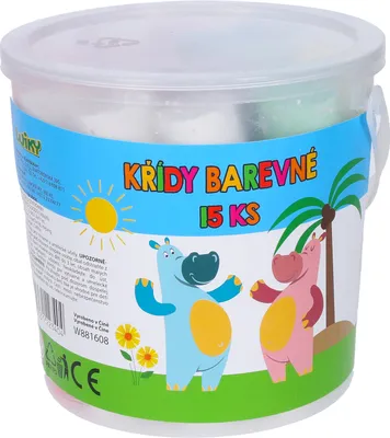 Produktbild von Bunte Straßenkreiden, 15 Stück