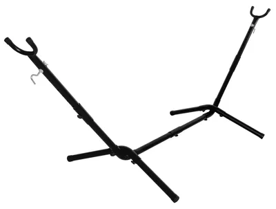 Produktbild von Springos® Schwarzer Metall-Hängemattenständer 120kg faltbar