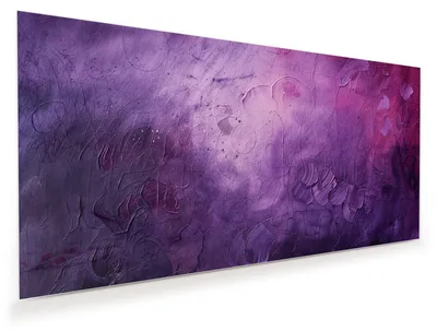 Produktbild von Glasbild 120x60cm in XXL für Wohnzimmer, Schlafzimmer Motiv Textur Mischung Lila