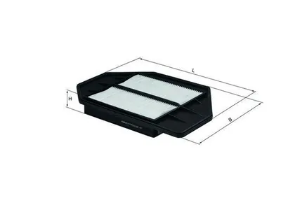 Zdjęcie produktu dla ORYGINALNY filtr powietrza MAHLE LX 1742