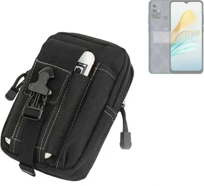 Produktbild von K-S-Trade Gürtel Tasche kompatibel mit ZTE Blade A53 Pro Gürteltasche Holster Schutz Hülle Handy Hülle Smartphone outdoor Handy-Hülle schwarz