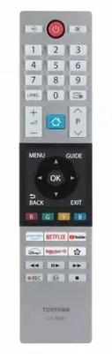 Immagine prodotto di Telecomando originale per Toshiba TV 32LV3E63DAZ | 32LV3E63DG | 43UV2363DG | 50UV2363DG | 55UV2363DG | 65UV2363DG