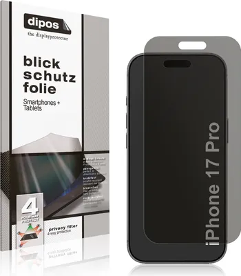 Image de Protection écran de Confidentialité pour Apple iPhone 17 Pro Protecteur Anti-Espion dipos