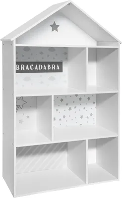 Produktbild von Stojan na hračky v tvare domčeka sivý