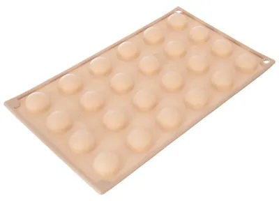 Obrázok produktu pre Forma na pralinky a čokoládu – silikónová forma – 30 x 17,5 x 1,5 cm – béžová