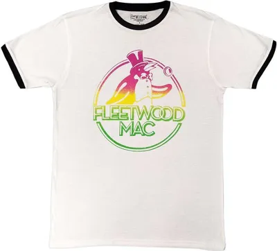 Produktbild von Fleetwood Mac - T-Shirt für Herren/Damen Uni RO9862 (XXL) (Weiß)