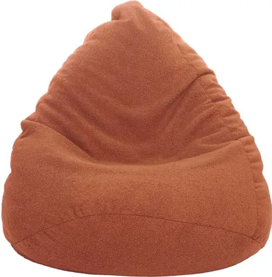 Produktbild von Sitzsack 100x75 Lammfell orange