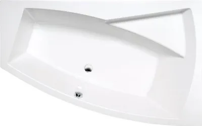 Produktbild von Polysan EVIA R 170 asymmetrische Badewanne 170x100x47cm, rechts, weiß