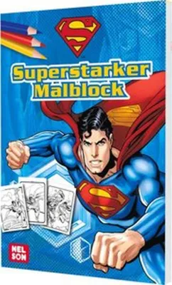 Produktbild von DC Superman: Superstarker Malblock