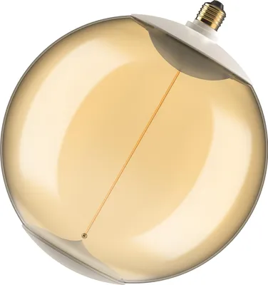 Zdjęcie produktu dla Żarówka LED OSRAM Vintage 1906 BigBall45, 12 W (550 lm), 1800 K ciepła biel, obudowa z tworzywa sztucznego w kolorze bursztynowym, trzonek E27, technologia magnetyczna żarnika, możliwość ściemniania