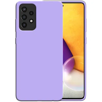 Immagine prodotto di Smartphonica Custodia in silicone per Samsung Galaxy A72 con interno morbido - Viola