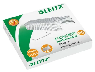 Image de Leitz - Staples Leitz 25/10 galvanisé 1000pcs | Emballez un 1000 pièces | 20 pièces