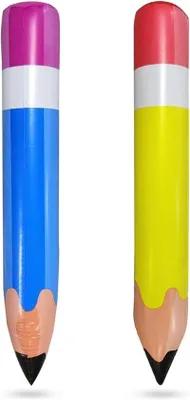 Immagine prodotto di Palloncini in plastica con disegno di una matita per feste di compleanno