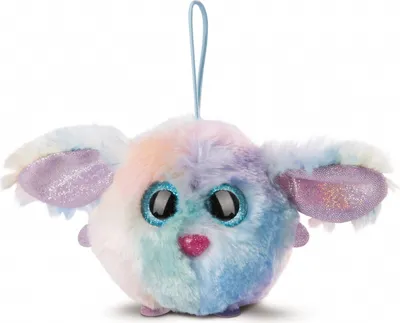 Produktbild von NICI NICIdoos BallBies Hund mit Loop, Kuscheltier, Plüschtier, Taschenanhänger, Anhänger, Plüsch, 9 cm, 46872