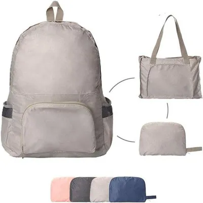 Image de Sac de plein air léger, compact, pliable, imperméable et unisexe, idéal pour le camping, la randonnée, les voyages, le vélo et les courses.