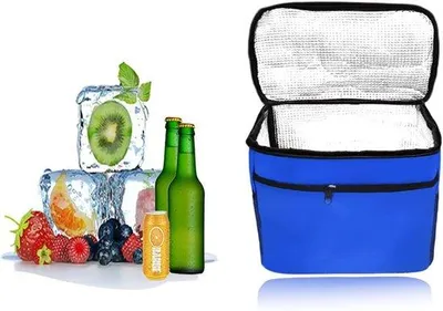 Produktbild von Famanu Kühltasche faltbar, isoliert, 10 Liter, blau
