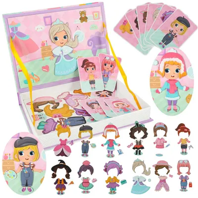 Produktbild von Aga Magnetisches Puzzle Anziehpuppe 51tlg