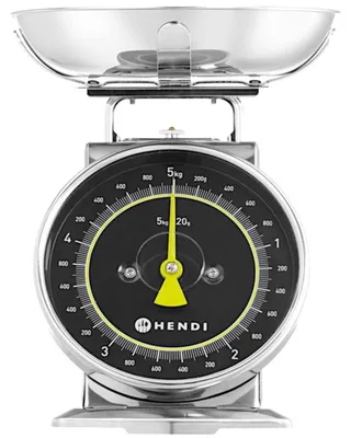 Produktbild von HENDI Küchenwaage mechanisch bis 5 kg Gesamtgewicht, 580042