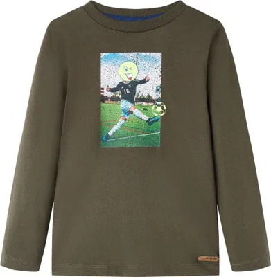 Immagine prodotto di Camicia da bambino a maniche lunghe kaki 104