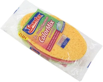 Produktbild von Spontex Tuchschwamm Color Mix 3er Pack