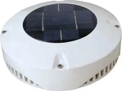 Produktbild von Lalizas Solarlüftung Weiß 20 cm Weiß 20 cm
