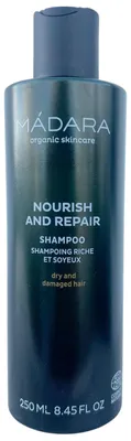 Zdjęcie produktu dla MÁDARA Cosmetics Nourish and Repair, 250 ml, Szampon, Użytkownicy nieprofesjonalni, Kobiety, Włosy zniszczone, Włosy suche, Wszystkie kolory