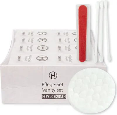 Produktbild von HYGOSTAR Kosmetik-Set 5-teilig einzeln verpackt 100 Sets