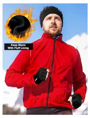 Produktbild von Fingerlose Handschuhe für den Winter, warme Strickhandschuhe zum Arbeiten