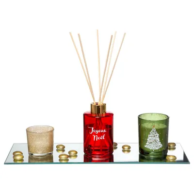 Produktbild von Duft-Set, 2 Kerzen + Diffuser