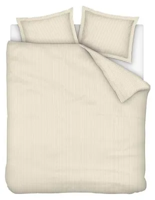 Productafbeelding van Dekbedovertrek - Satin Katoen - 200x200/220 cm - Licht Taupe
