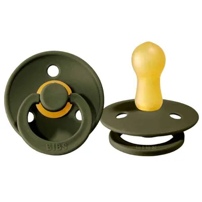 Productafbeelding van Bibs Dudlík, kalmerende fopspeen, 0+, groene kleur, "Groene Jager" design