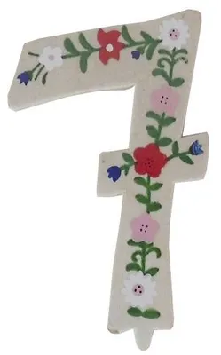 Produktbild von Geburtstagszahl "7" - Holz, 10 cm, 1 St.