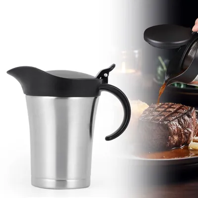 Imagen del producto de Termo de acero inoxidable, de doble pared, con capacidad de 750 ml, para uso en la cocina
