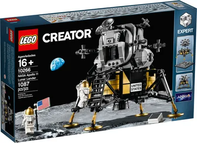 Produktbild von LEGO® Creator Expert NASA Apollo 11 Mondlandefähre - 10266 NEU! Teile 1087x