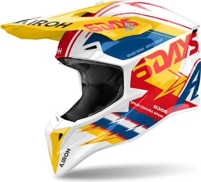 Obrázek produktu pro Motokrosová přilba AIROH Wraaap 6 Days Spain 2024 Polished velikost XXS