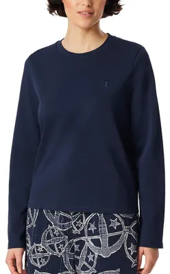 Produktbild von Schiesser Damen Schlafshirt Langarm Rundhals Organic Baumwolle 150 Years