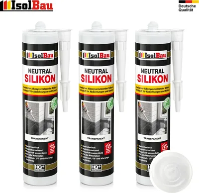 Neutralsilikon Naturstein Silikon Marmor Granit Sanitär Inn/Auß 1 - 48 x 300ml