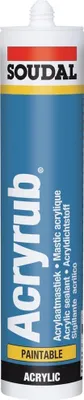 Produktbild von Soudal Acryrub Acryl-Dichtmasse 310ml, weiss
