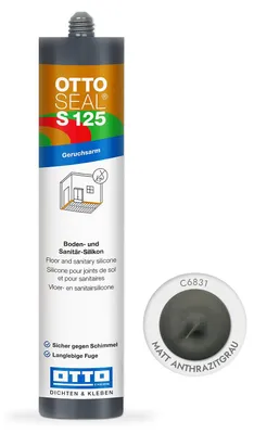 Produktbild von OTTOSEAL Silikon S-125 310ML C6831 MATT ANTHRAZITGRAU - 1250444