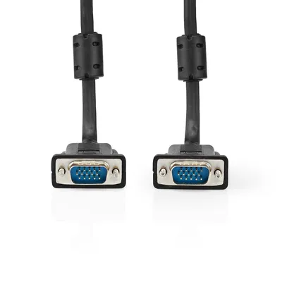 Productafbeelding van Nedis CCGB59000BK20, 2 meter, VGA (D-Sub), VGA (D-Sub), Identiek, Identiek, Zwart
