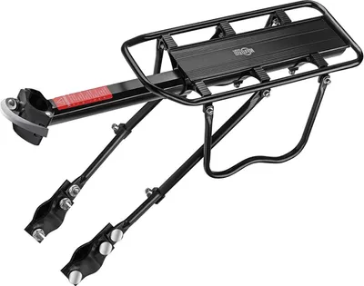 Produktbild von Mountainbike Gepäckträger höhenverstellbarer Fahrrad Gepäckträger Aluminiumlegierung Belastbarkeit bis zu 50KG für 22-27 Zoll