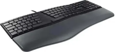 Zdjęcie produktu dla CHERRY KC 4500 ERGO, Pełnowymiarowy (100%), Przewodowa, USB, QWERTY, Czarny