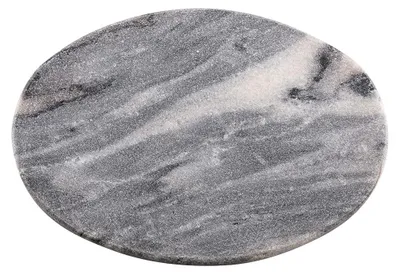 Zdjęcie produktu dla Owalne podkładki pod talerze wykonane z naturalnego kamienia, 20,5 x 14 cm - dekoracja stołu