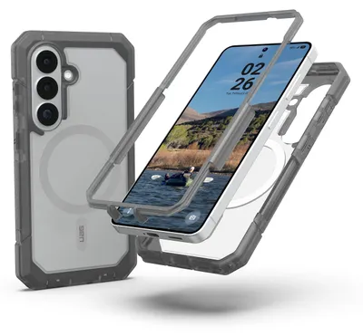 Produktbild von Urban Armor Gear Trooper, Cover, Samsung, Galaxy S26, 16 cm (6.3"), Asche, Transparent